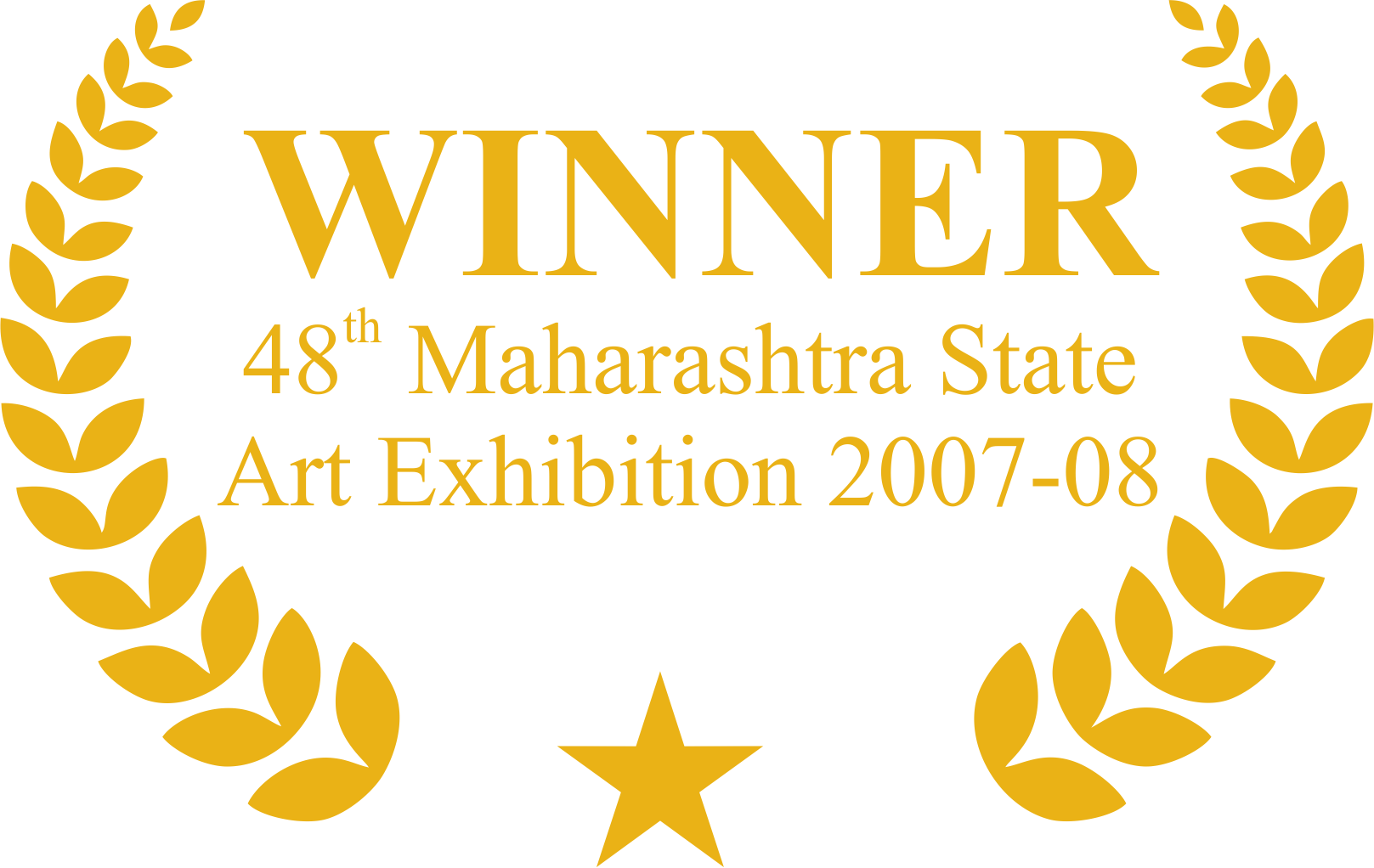 Winner — 48th Maharashtra State Art Exhibition 2007-08