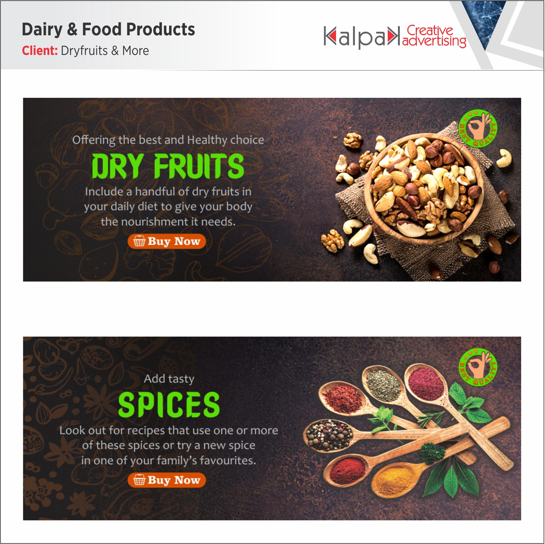 dry fruits banner